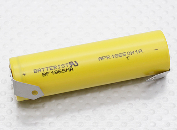 BT18650 1100mAh LiFePo4 Cell w/tabs (A123 System comp.)