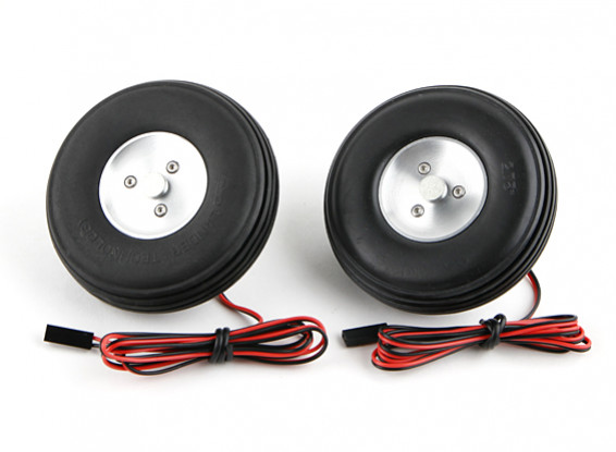 Turnigy Electric Magnetic Brake Wheels (No Controller) 72mm (2.9") Wheel (2pc)