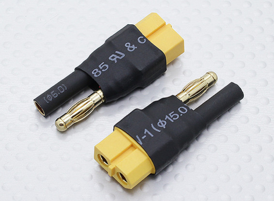 HXT 4mm to XT60 Battery Adapter Lead (2pc)