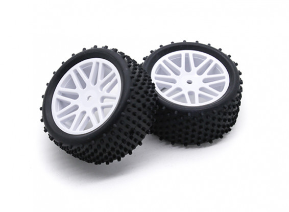 HobbyKing 1/10 Aerator Y-Spoke Rear (White) Wheel/Tire 12mm Hex (2pcs/Bag)