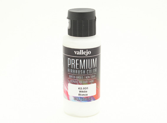 Vallejo Premium Color Acrylic Paint - White (60ml) 62.001