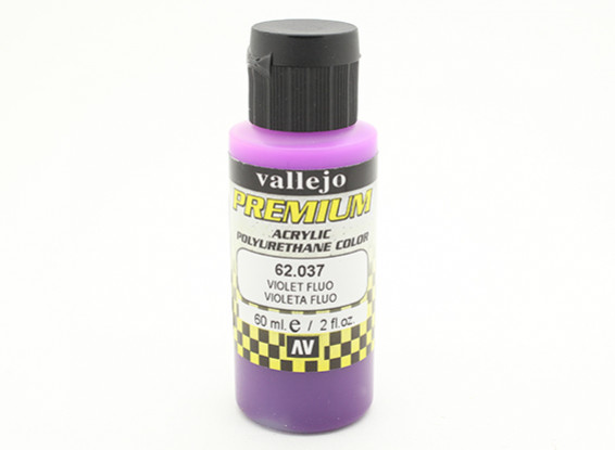 Vallejo Premium Color Acrylic Paint - Violet Fluo (60ml) 62.037