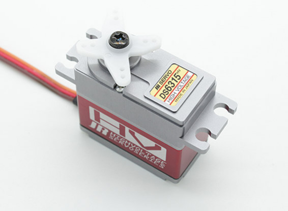 JR DS6315HV High Torque High Speed Digital Servo with Metal Gears and Heatsink 17.8kg / 0.07sec /80g