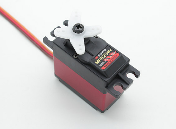 JR MP82SWV Wide Voltage High Speed Brushless Servo with MG and Heatsink 12.8kg / 0.09sec / 72g