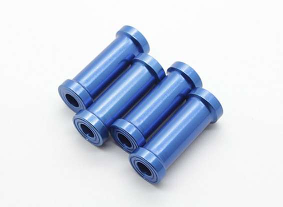 30mm CNC Aluminum Stand-Offs (Blue) 4pcs