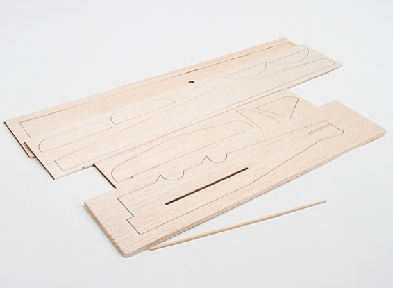 Control Line Balsa Kit Black Hawk Models Trainer PT-19 Control Line Balsa 584mm (Kit)