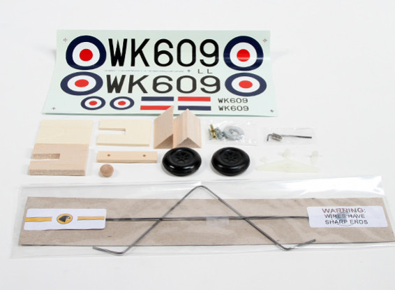 Control Line Balsa Kit Black Hawk Models Army Scout Control Line Balsa 457mm (Kit)