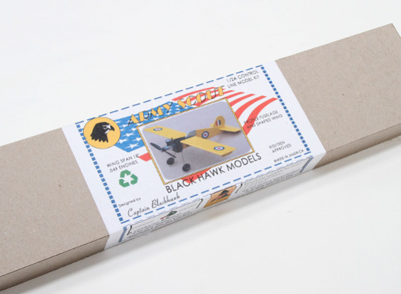 Control Line Balsa Kit Black Hawk Models Army Scout Control Line Balsa 457mm (Kit)