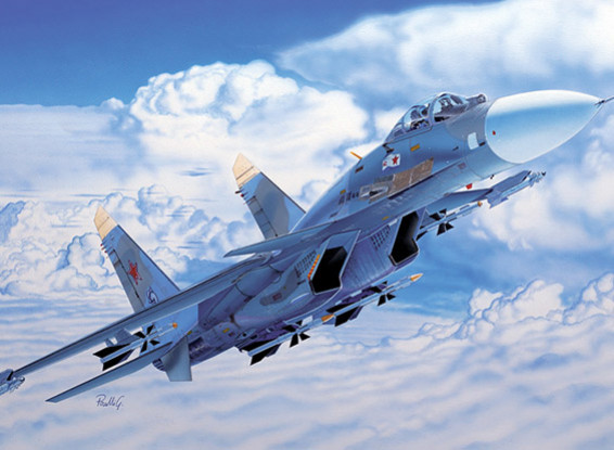 Italeri 1/72 Scale Sukhoi Su-27 Flanker Plastic Model Kit