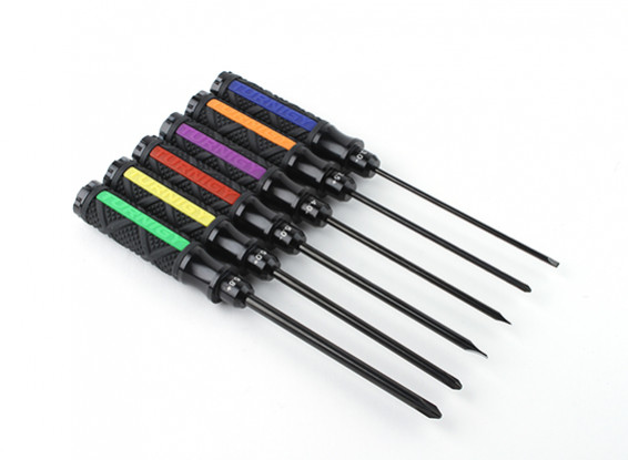 Turnigy Screw Driver Set - Phillips Head and Flat Blade (6pc)