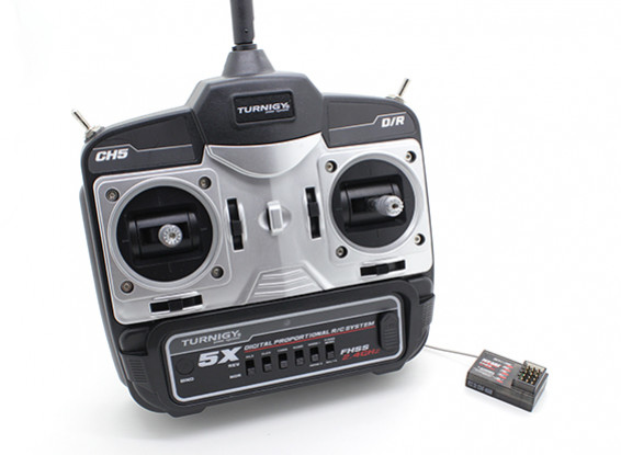 Turnigy 5X 5Ch Mode 1 Mini Transmitter and Receiver 