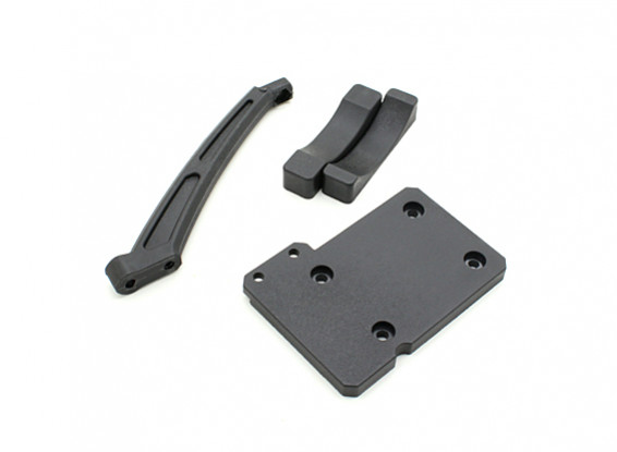 Front Chassis Stiffener & Motor Mount - BSR 1/8 Rally