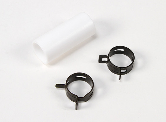 Turnigy Teflon Exhaust Coupler for 22mm Pipes with Clips