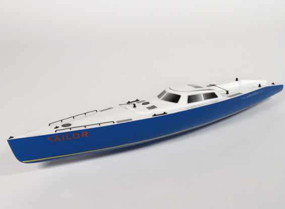 RC Ocean Going Racing Yacht 2.2m - Hull (Includes Two Servos)