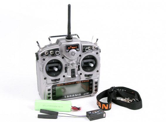 SCRATCH/DENT - FrSky 2.4GHz TARANIS X9D/X8R Combo Radio System M2 M624.11 (UK Warehouse)