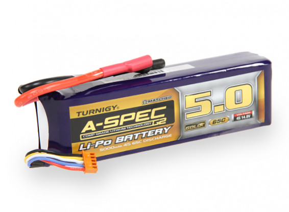 Turnigy nano-tech A-SPEC G2 5000mah 4S 65~130C Lipo Pack