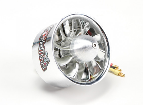 Dr. Mad Thrust 68mm 10 Blade EDF Electroplated Version 4000kv/4S