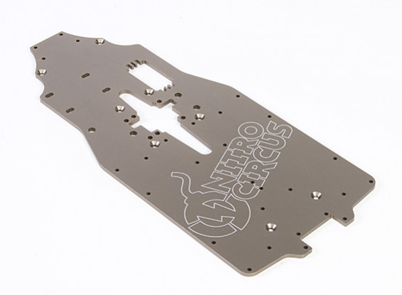4mm 6061 Aluminum Chassis - Nitro Circus Basher 1/8 Scale Monster Truck