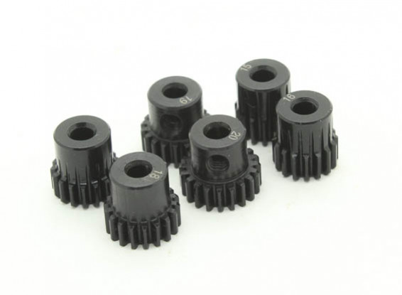 Hardened Steel Pinion Gear Set 48P To Fit 3.175mm Shaft (15/16/17/18/19/20T)