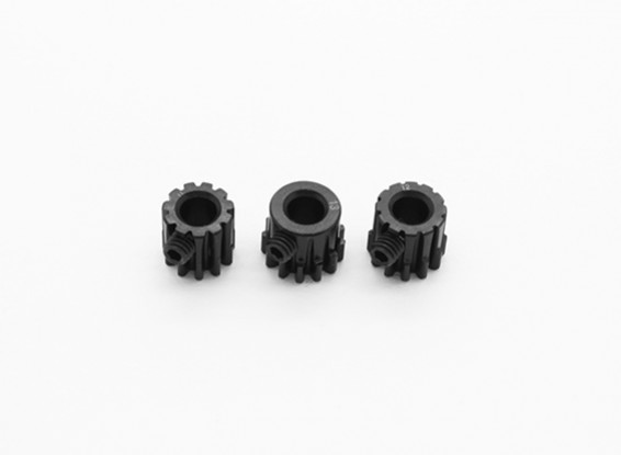Hardened Steel Pinion Gear Set 32P To Fit 5mm Shaft (11/12/13T)