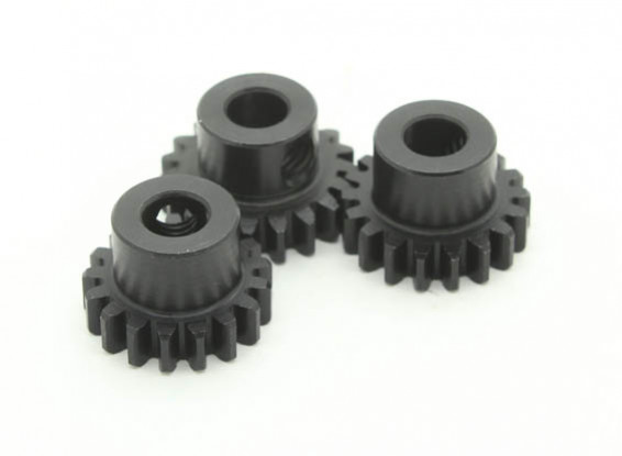 Hardened Steel Pinion Gear Set 32P To Fit 5mm Shaft (17/18/19T)