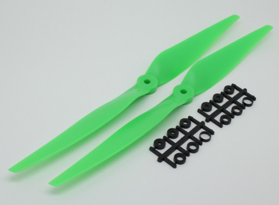 HobbyKing™ Propeller 11x5 Green (2pcs)