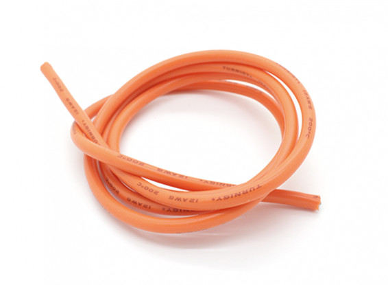 Turnigy Pure-Silicone Wire 12AWG 1m (Orange)