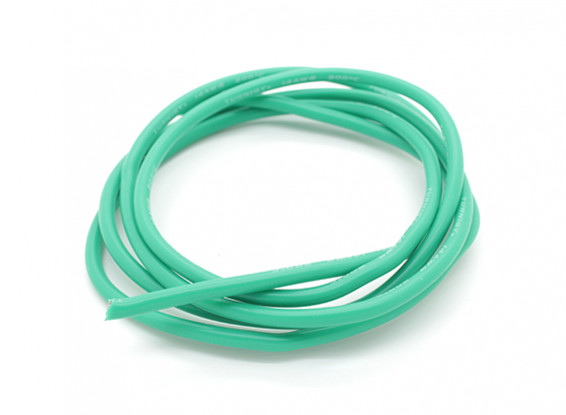 Turnigy Pure-Silicone Wire 14AWG 1m (Green)