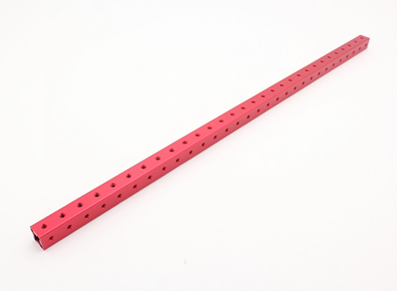 RotorBits Pre-Drilled Anodized Aluminum Construction Profile 300mm (Red)