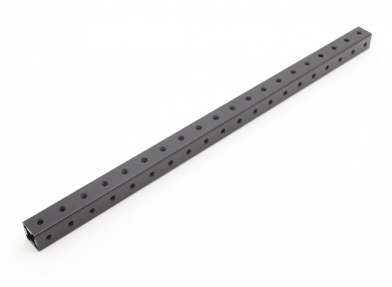 RotorBits Pre-Drilled Anodized Aluminum Construction Profile 200mm (Black)