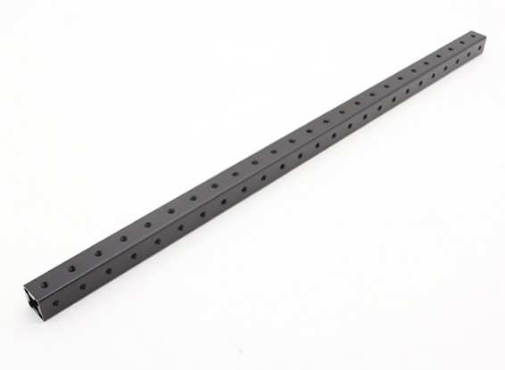 RotorBits Pre-Drilled Anodized Aluminum Construction Profile 250mm (Black)