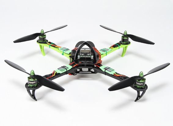 Turnigy SK450 Copter Powered Multistar. Quadcopter & Package (Mode 2) to Fly)