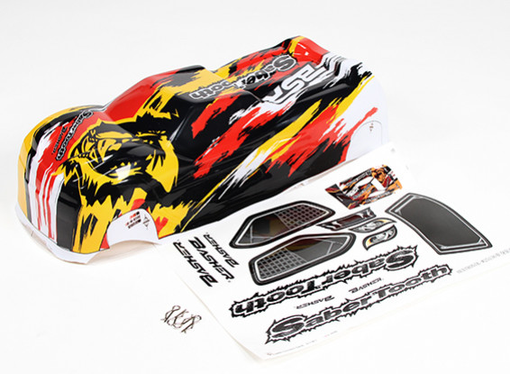 Body shell - Basher SaberTooth 1/8 Scale Truggy