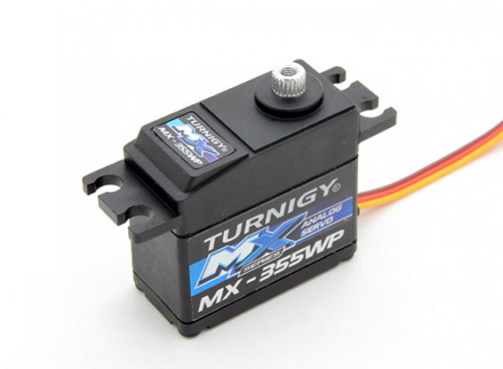 Turnigy™ MX-355WP Waterproof BB/AS/MG Servo 12kg / 0.14sec / 42g