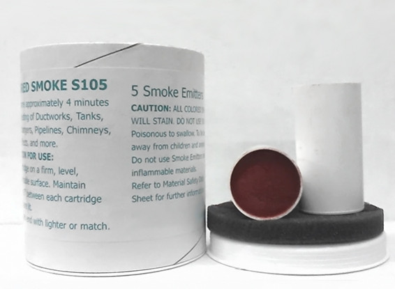 4 Minute Red Smoke Cartridges (5pcs)