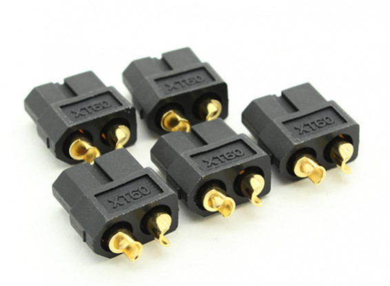 Black XT60 Female Connectors (5pcs)