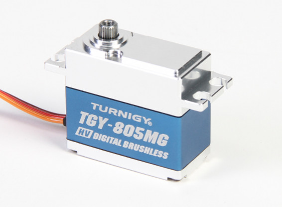 Turnigy™ TGY-BLS805MG HV/DS/MG Servo w/Alloy Case (760us PWM) 7.5kg / 0.039sec / 68g