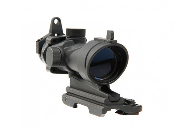 Airsoft ACOG 4x32 4/6 reticles scope with QD mount (Black)