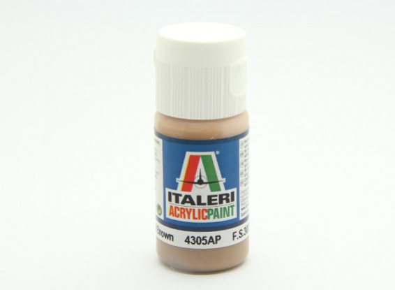 Italeri Acrylic Paint - Flat Light Brown (4395AP)