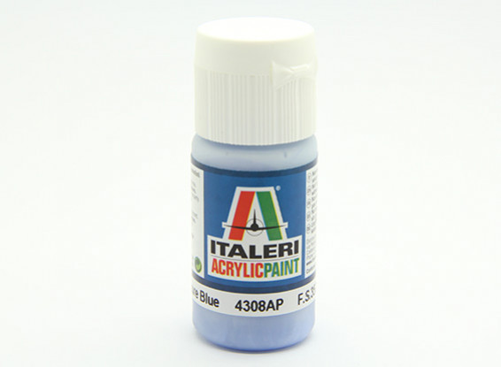 Italeri Acrylic Paint - Flat Azure Blue (4308AP)