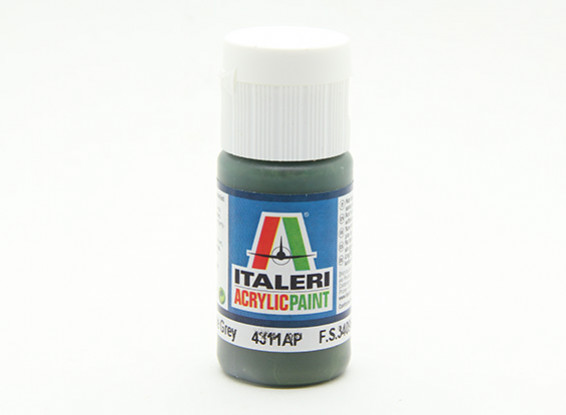 Italeri Acrylic Paint - Flat Dark Slate Grey (4311AP)