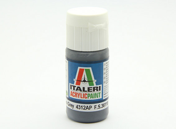 Italeri Acrylic Paint - Flat Extra Dark Sea Grey (4312AP)
