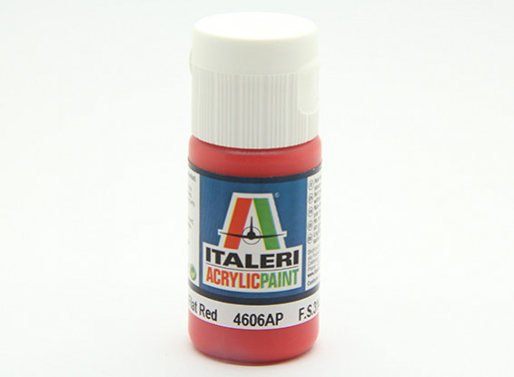 Italeri Acrylic Paint - Flat Red (4606AP)