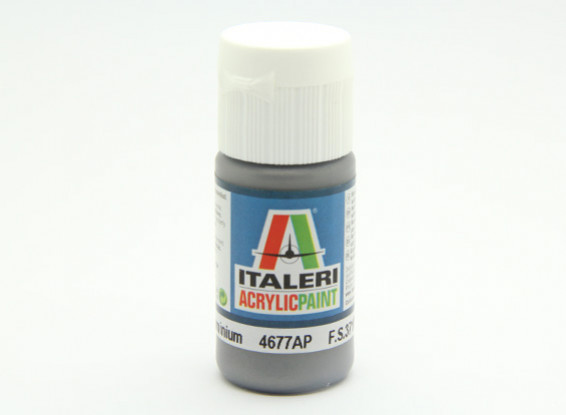 Italeri Acrylic Paint - Metal Flat Aluminum (4677AP)