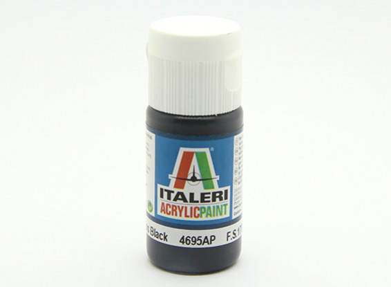 Italeri Acrylic Paint - Gloss Black (4695AP)
