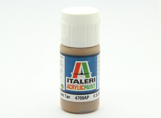 Italeri Acrylic Paint - Flat Dark Tan (4709AP)
