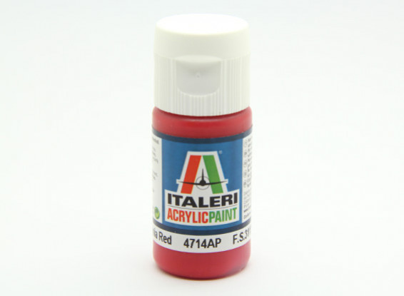 Italeri Acrylic Paint - Flat Insignia Red (4714AP)