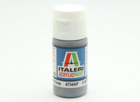 Italeri Acrylic Paint - Flat Dark Gray (4754AP)