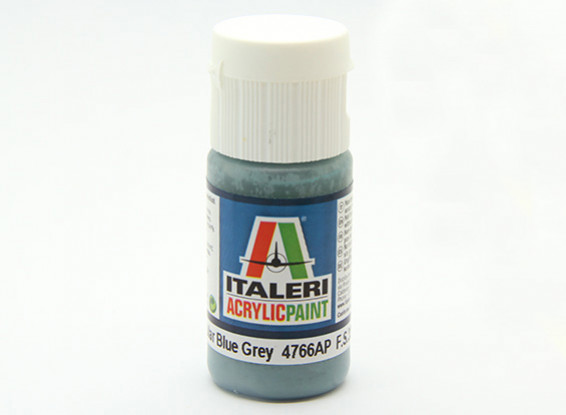 Italeri Acrylic Paint - Flat Non Specular Blue Grey (4766AP)
