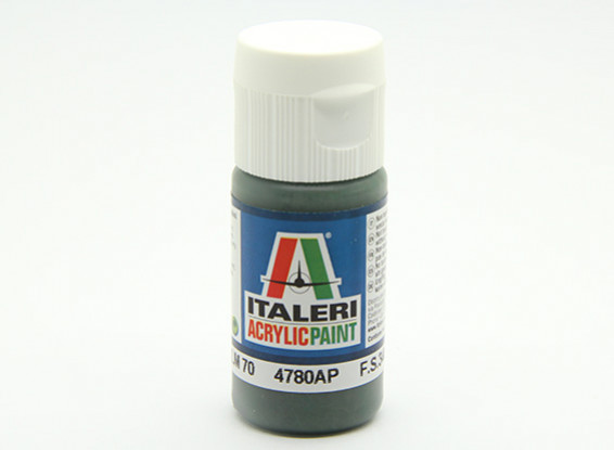 Italeri Acrylic Paint - Schwarzgrun RLM 70 (4780AP)